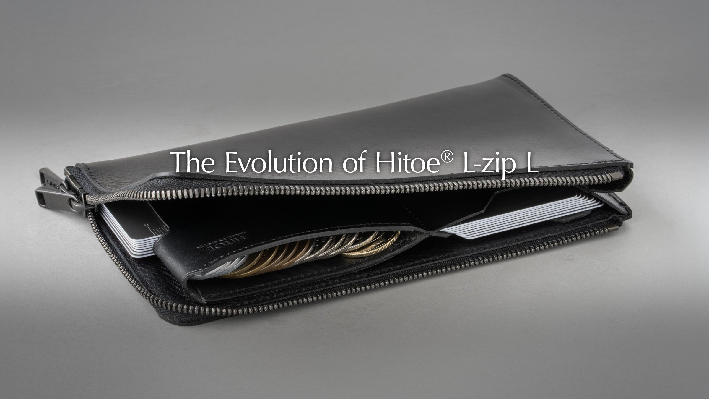 Hitoe® L-zip Lの進化 – 薄い長財布のパイオニア