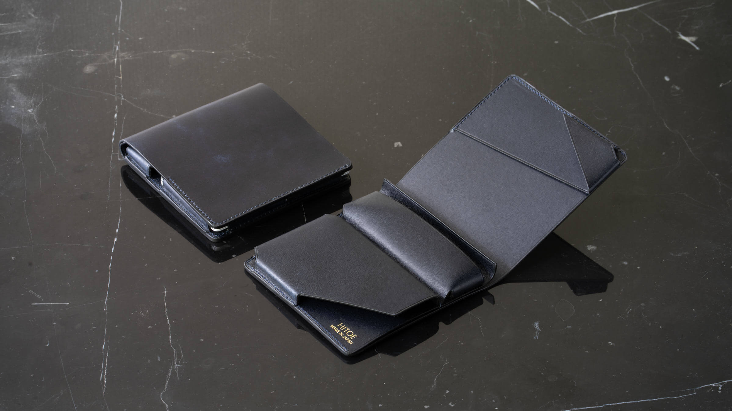 Hitoe® Fold Aria -Museum- now available in new color "Navy Marble"