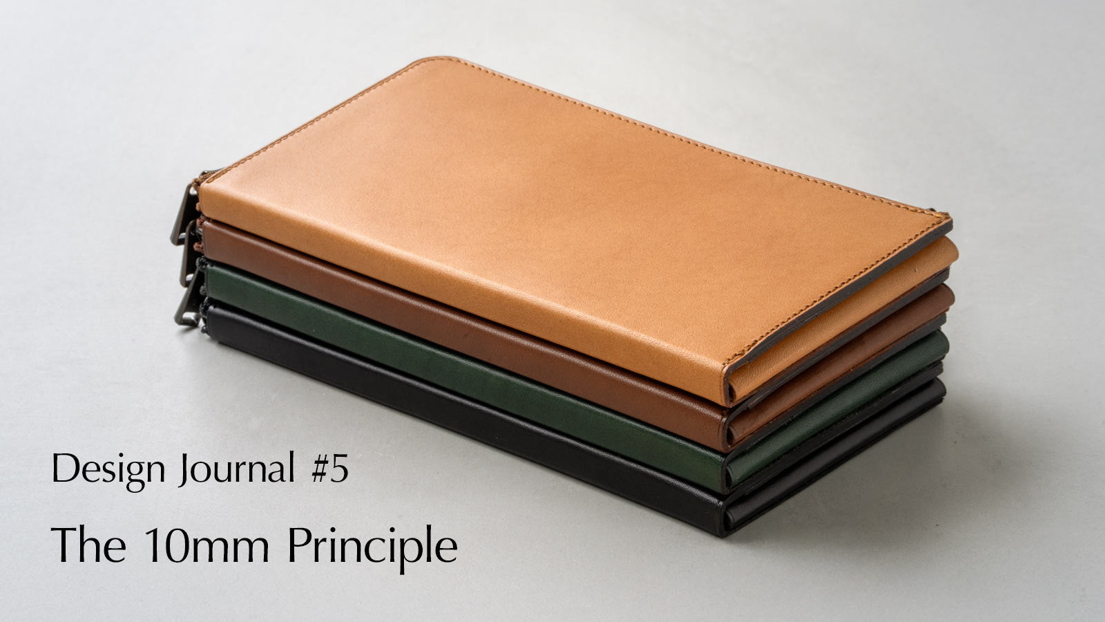 10mmに宿る思考。Hitoe® L-zip Lの構造美