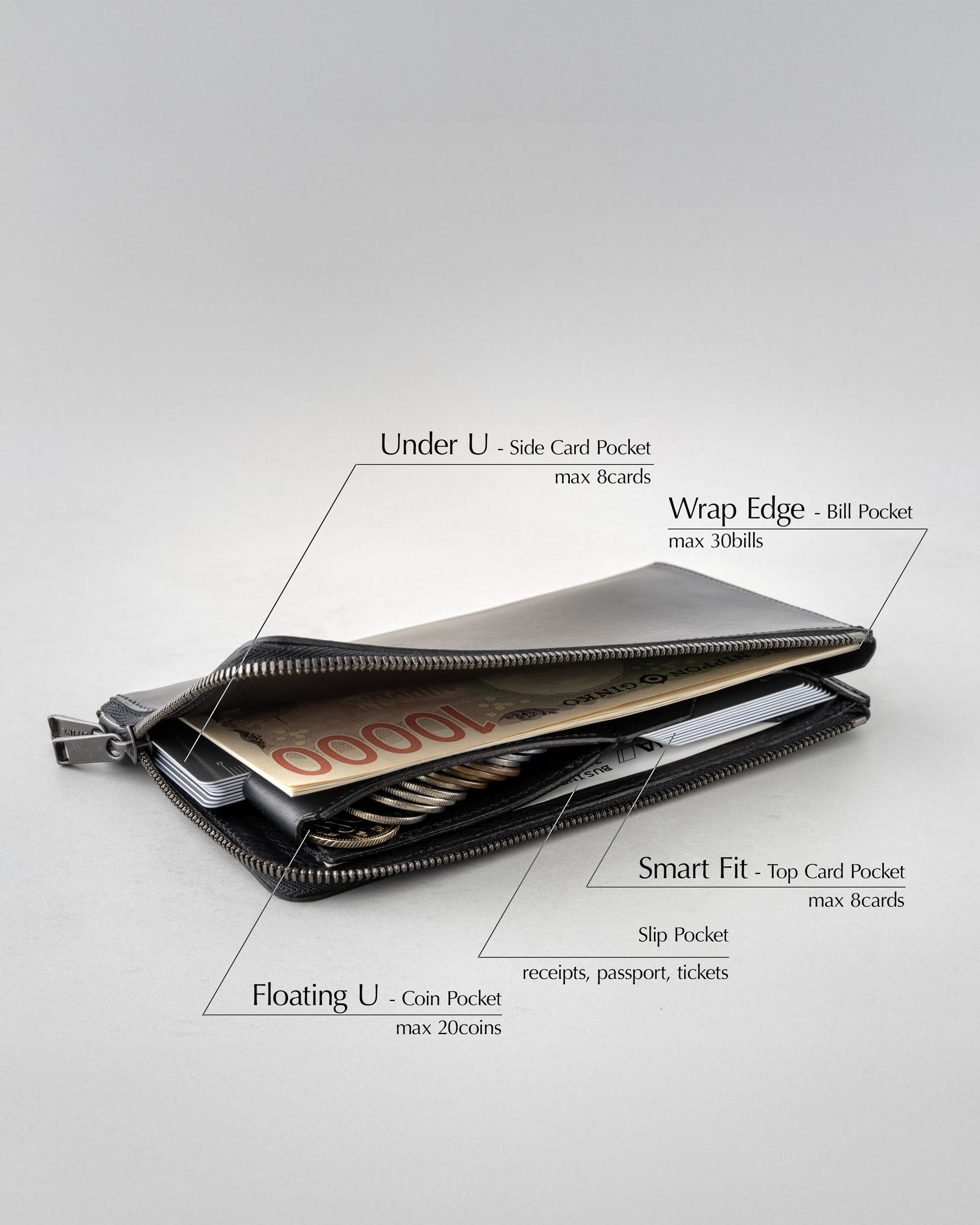 Hitoe® L-zip L - Liscio - v.2025【予約品】