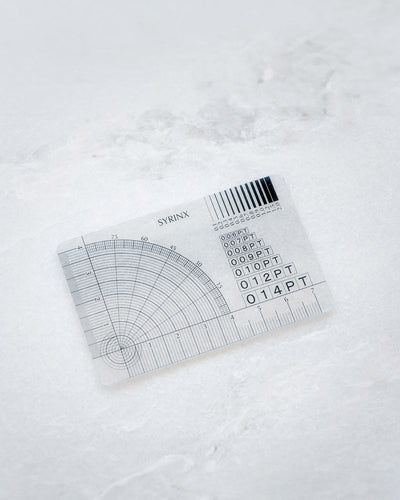 カードサイズの多機能定規 |Multi Ruler Card|
