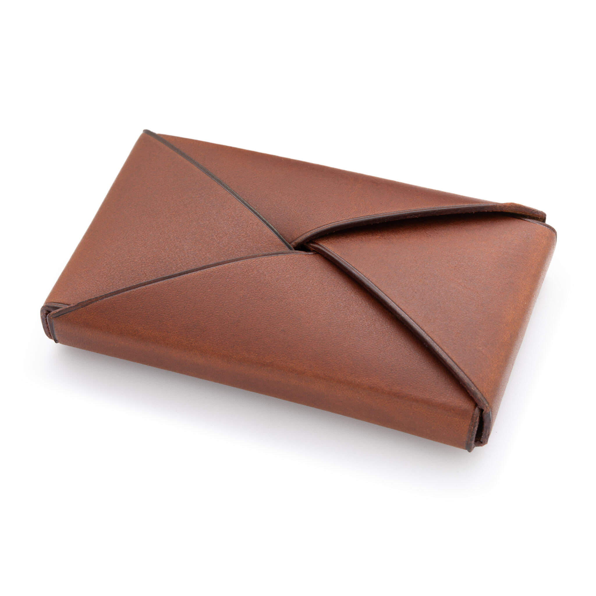 Tsutsumu® Name Card - Liscio - Chestnut
