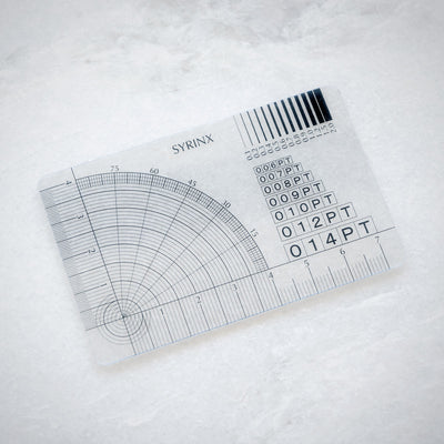 カードサイズの多機能定規 |Multi Ruler Card|