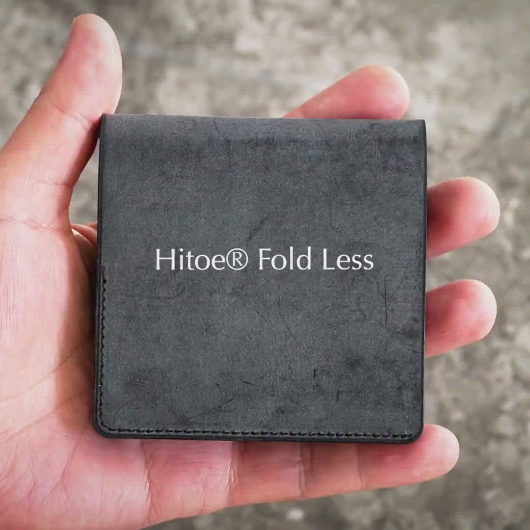 【未体験のコンパクト財布】 Hitoe® Fold Less - Foschia - 紹介動画