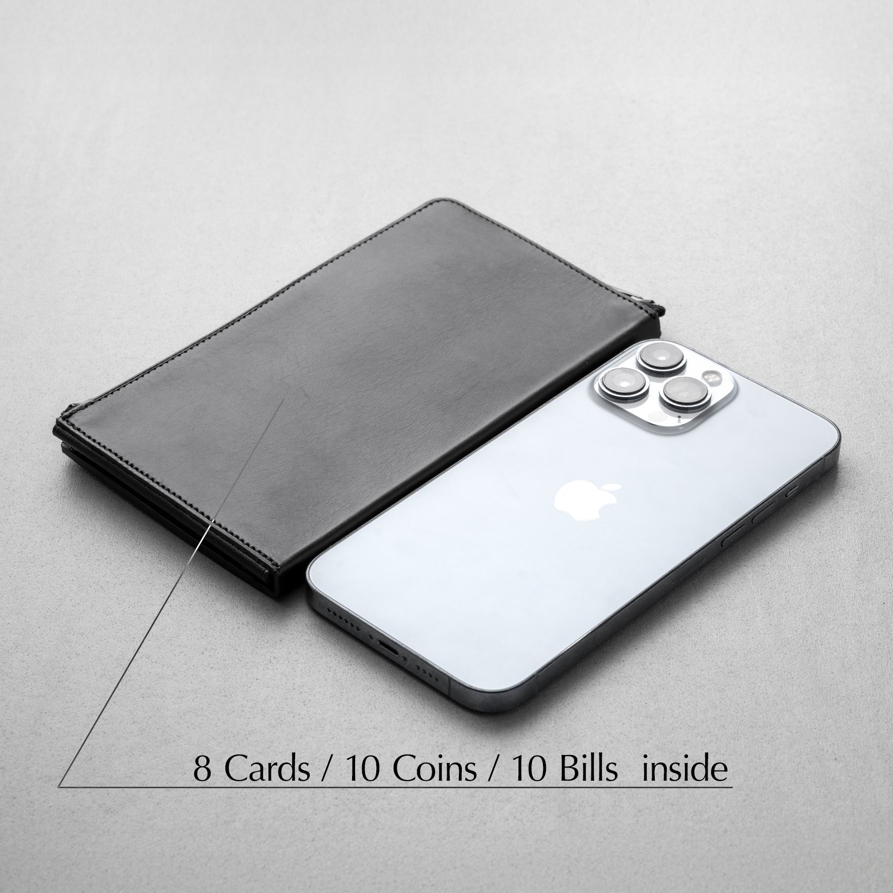 Hitoe® L-zip L - Liscio - v.2025