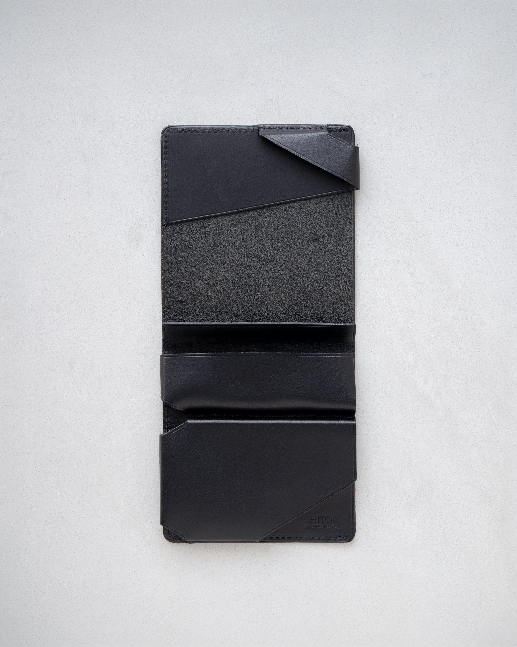 小さい薄い財布 Hitoe® Fold - Liscio -| 色艶深まるヴァケッタレザー