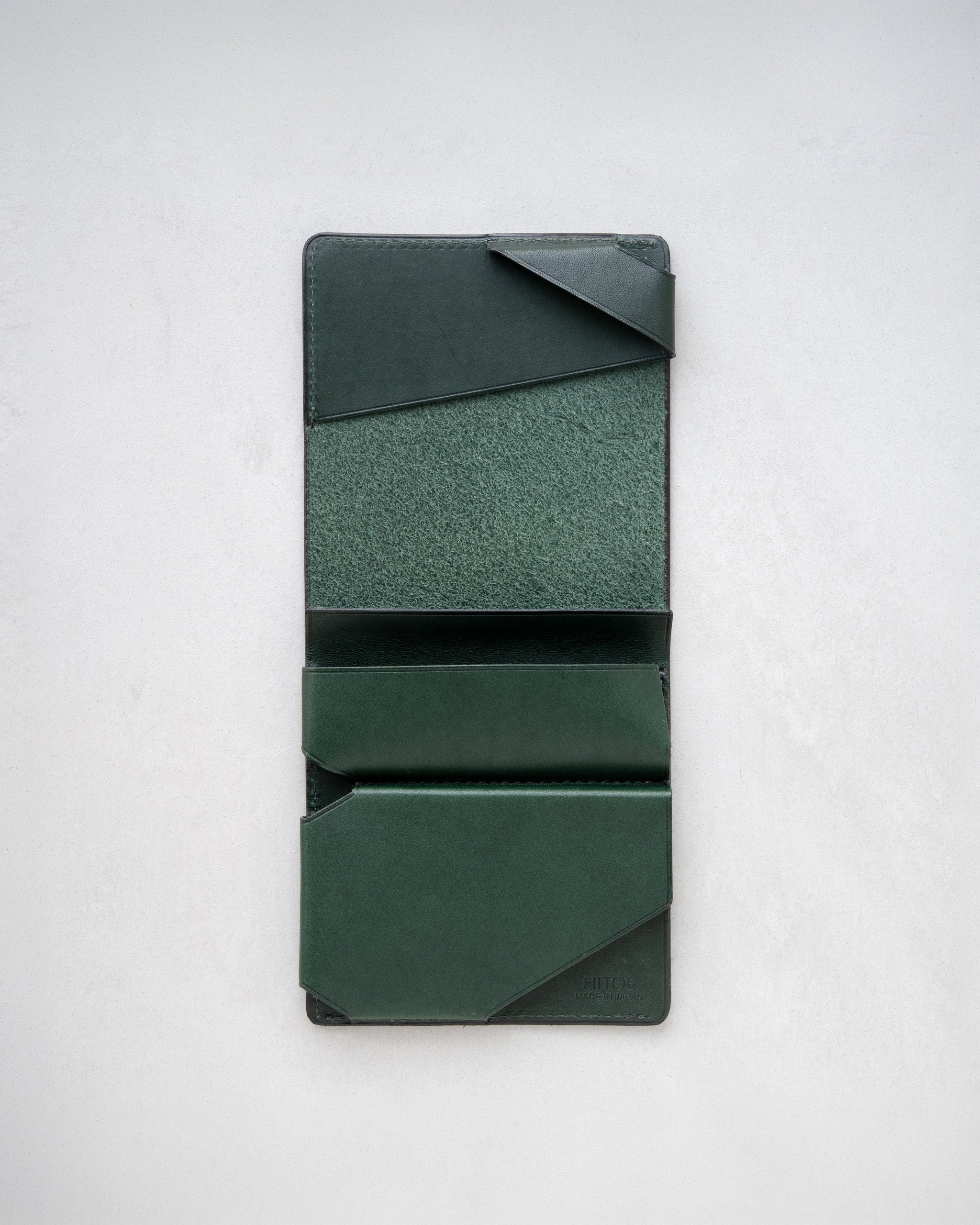 小さい薄い財布 Hitoe® Fold - Liscio -| 色艶深まるヴァケッタレザー