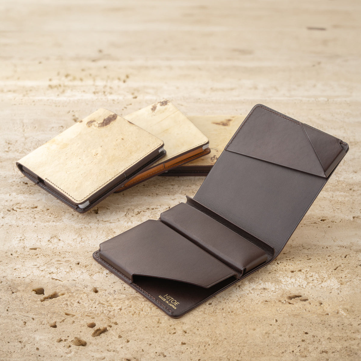 hitoe Fold ARIA -Mushroom- Dark Brown / 右利き用