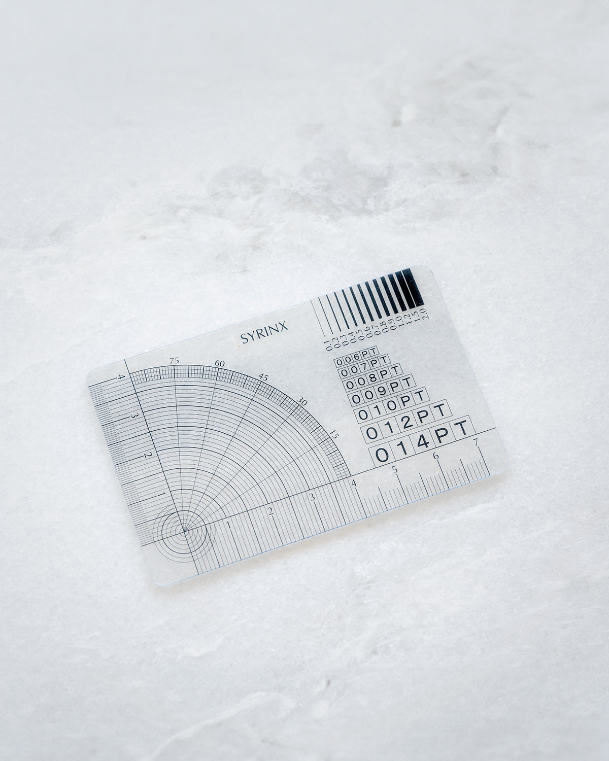 カードサイズの多機能定規 Multi Ruler Card