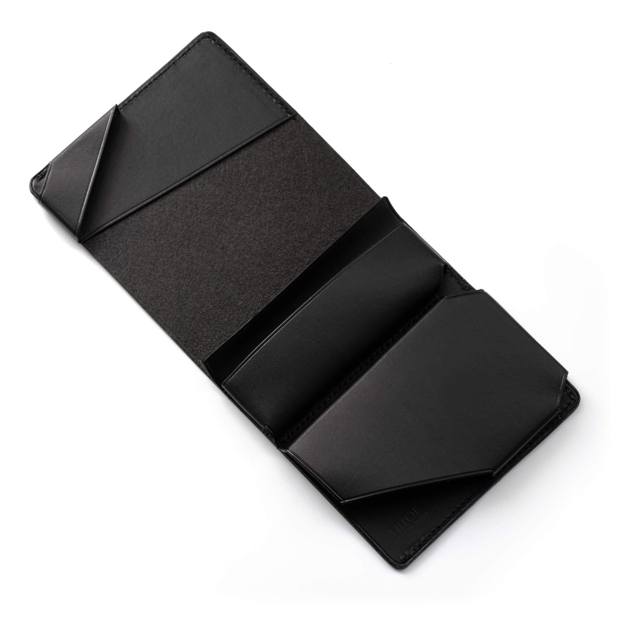 Small thin wallet] Hitoe Fold - minimalist bifold wallet - SYRINX