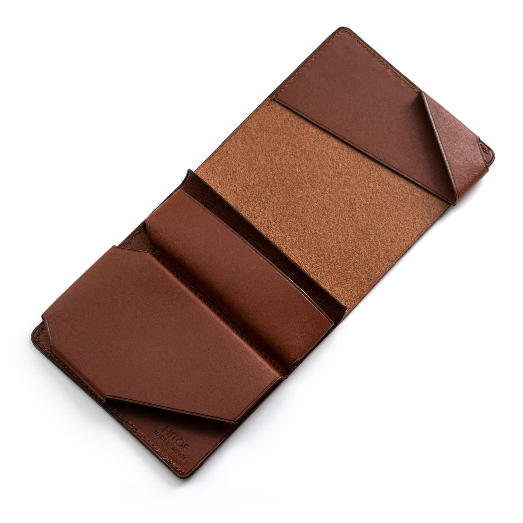 Small thin wallet] Hitoe Fold - minimalist bifold wallet SYRINX