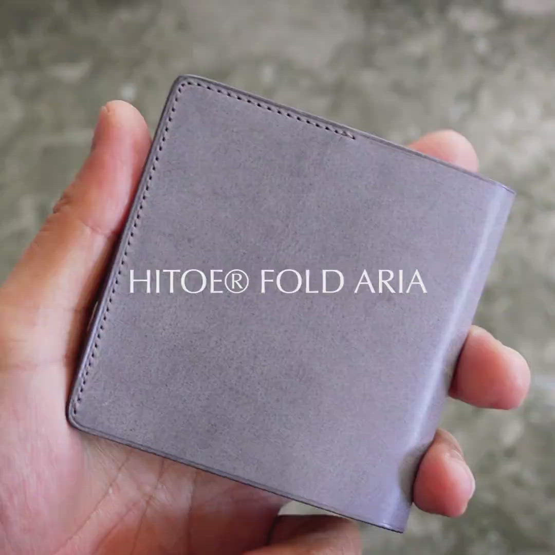 世界のデザイン賞11冠】小さな薄い財布Hitoe Fold Aria - Foschia | SYRINX